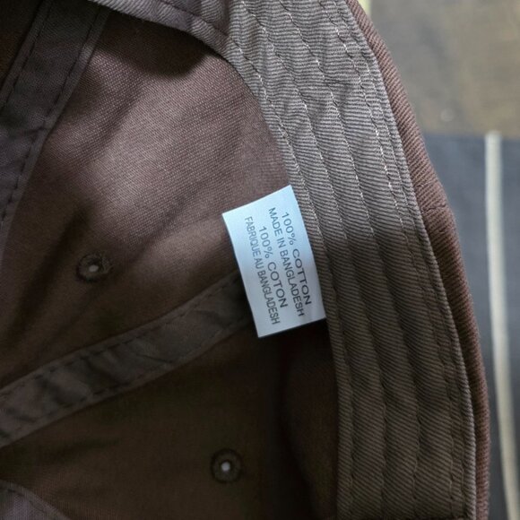 Rare Verragio Jute Tote Bag and Ball Cap Bundle - Brown, Cream, and Orange - Picture 5 of 15